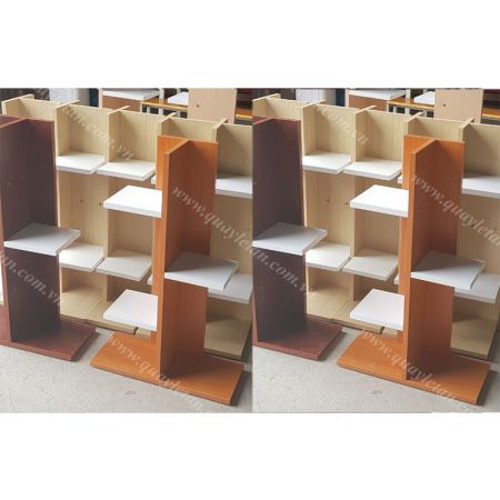 KỆ TRANG TRÍ GỖ ĐỨNG KTTG 02